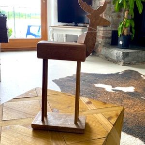 Wooden deer. Decor